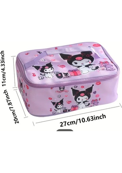 Kuromi 2 Fermuarlı BUYUK BOY Yalıtımlı Beslenme Cantasi modelleri