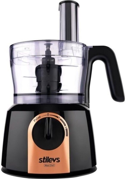 Maxı Chef Çok Fonksiyonlu Mutfak Robotu, Siyah, Hızlı ve Kolay Kullanım