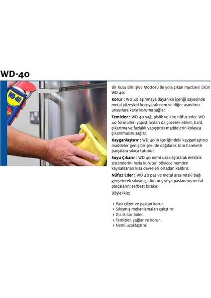 WD40 Pas Sökücü Yağlayıcı Koruyucu Sprey 200 ml Orjinal modelleri