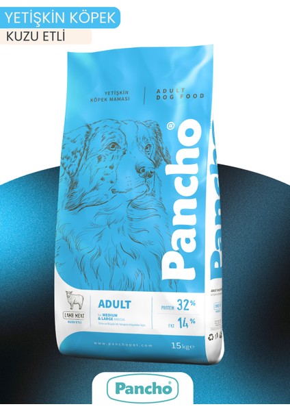 Pancho Kuzu Etli Yetişkin Köpek Maması 15KG modelleri