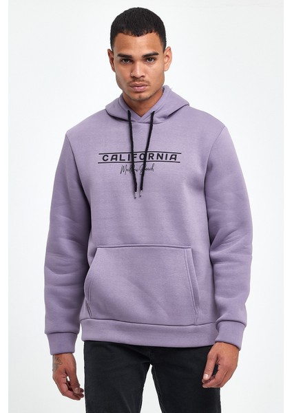 Süperlife Erkek Kapşonlu Rahat Kalıp Içi Polarlı 3 Iplik Californıa Baskılı Sweatshırt SPR24SW11 fiyatları