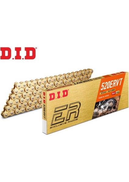 D.ı.d Dıd 520ERVT Özel Seri Zincir -120 Bakla Motokross Uyumlu