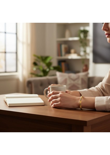 Krem Yeşil Mineli Bileklik fiyatları