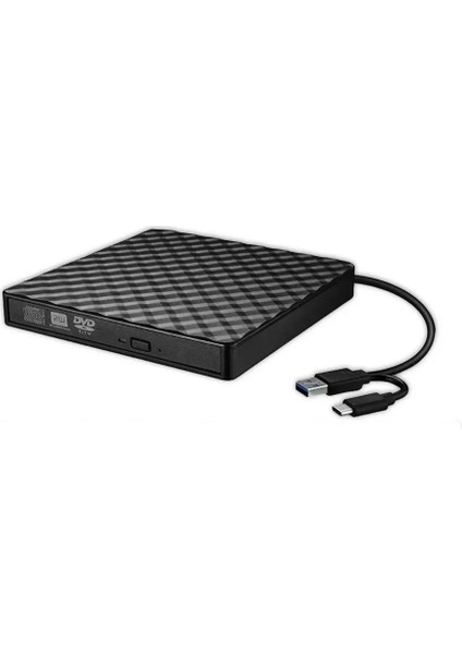 Type-C USB DVD Harici Yazıcı 3.0 Hızlı Okuma/yazma Tak Çalıştır Taşınabilir Geniş Uyumluluk Az Güç fiyatları