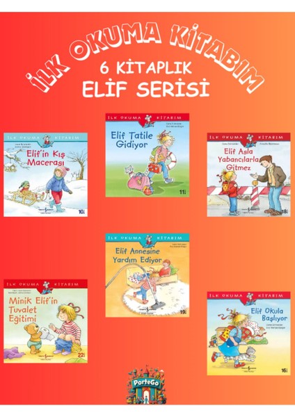 Çocuk Hikaye Kitabı 6'lı Elif Serisi