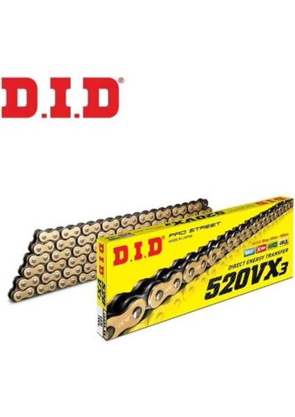 D.ı.d Did 520VX3 Gold X-Rinc ZİNCİR-12O Bakla