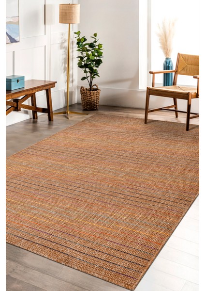 Lucette Jüt Tabanlı Kilim | Hasır Görünümlü, Ince Bukle Halı, Robot Süpürge Uyumlu modelleri