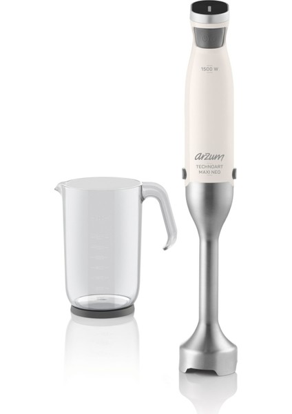 Maxi Neo Blender Seti 1500 W, Güçlü ve Şık, Beyaz Renkli, Hızlı ve Kolay Kullanım