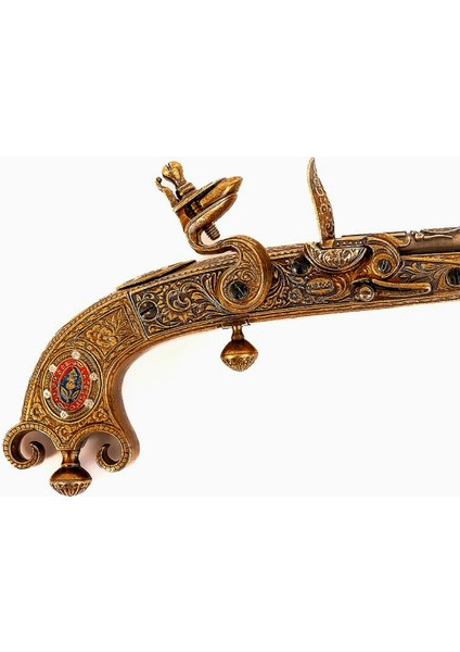 Denix Dekoratif Çakmaklı Tabanca, Iskoçya 1760 fırsatları