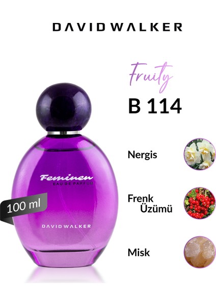 B114 Fragaria 100 ml Kadın Parfüm | Fruity-Meyve
