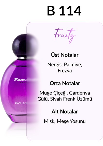 B114 Fragaria 100 ml Kadın Parfüm | Fruity-Meyve fiyatları