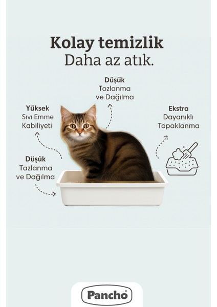 Pancho Kokusuz Kedi Kumu 10 Lt