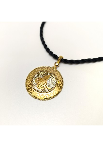 Tuğralı Kolye 14 Ayar Altın Hd Videolu