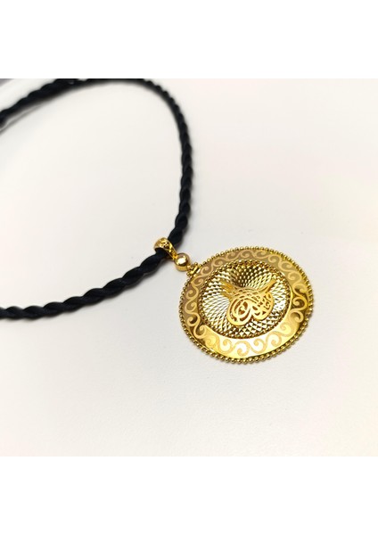 Tuğralı Kolye 14 Ayar Altın Hd Videolu modelleri