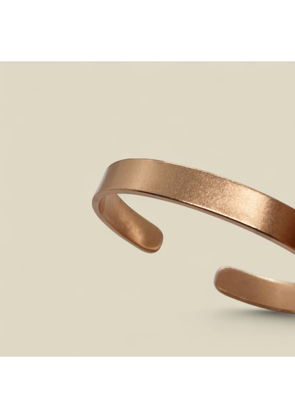 %100 Saf Bakır El Yapımı Sade Kelepçe Bileklik - Zindelik ve Denge - Doğal Takı - Minimalist Cuff fiyatları