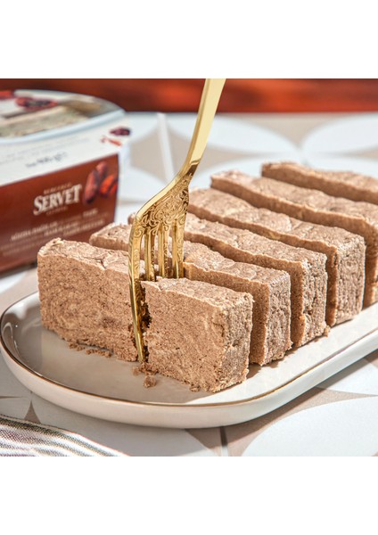 Servet Rafine Şeker İlavesiz - Kakaolu Helva 400 gr