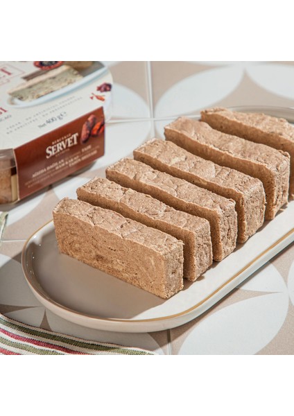 Servet Rafine Şeker İlavesiz - Kakaolu Helva 400 gr