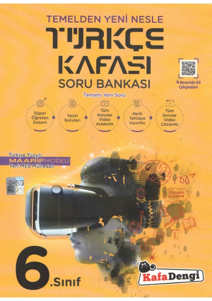 Kafa Dengi Yayınları 6.sınıf Türkçe Kafası Soru Bankası Maarfi Model modelleri