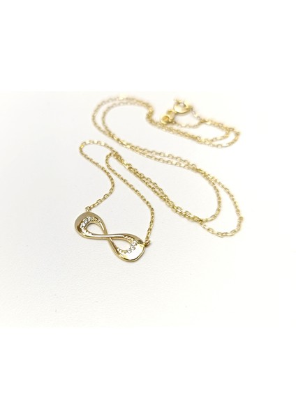 Sonsuzluk Kolye 14 Ayar Altın Hd Videolu