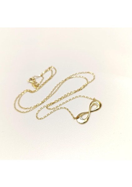 Sonsuzluk Kolye 14 Ayar Altın Hd Videolu modelleri