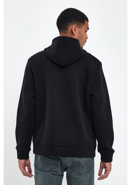 Erkek Kapş.rahat Kalıp Içi Polarlı 3 Iplik Orta Brooklyn Baskılı Sweatshırt SPR24SW13 indirimleri