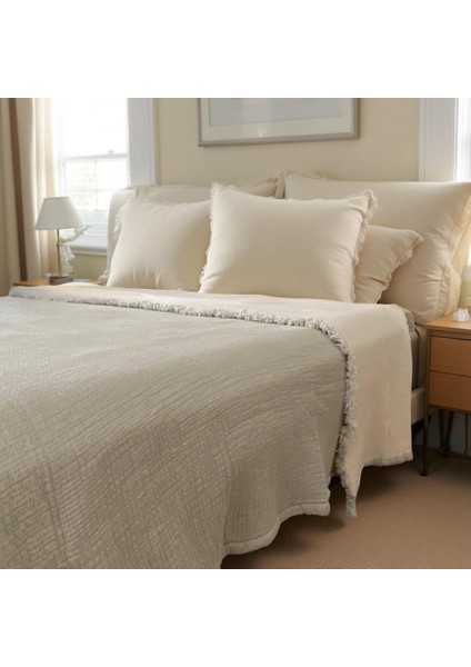 HB&Victory Müslin Mavi 6 Katlı Yorgan %100 Pamuk Çağla Yeşili Renk çift Kişilik 240X220 Cm. fiyatları