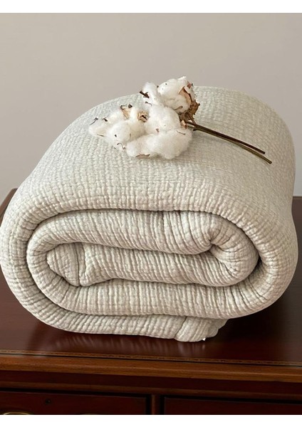 HB&Victory Müslin Mavi 6 Katlı Yorgan %100 Pamuk Çağla Yeşili Renk çift Kişilik 240X220 Cm. indirimleri