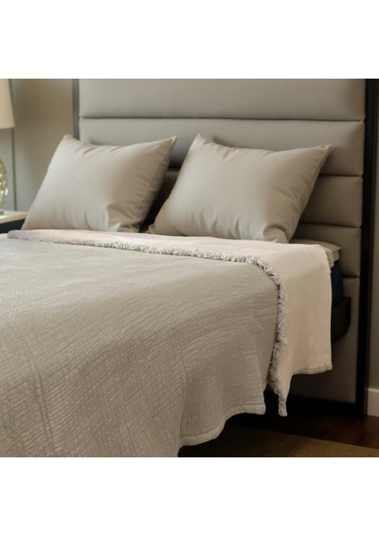 HB&Victory Müslin Mavi 6 Katlı Yorgan %100 Pamuk Çağla Yeşili Renk çift Kişilik 240X220 Cm.