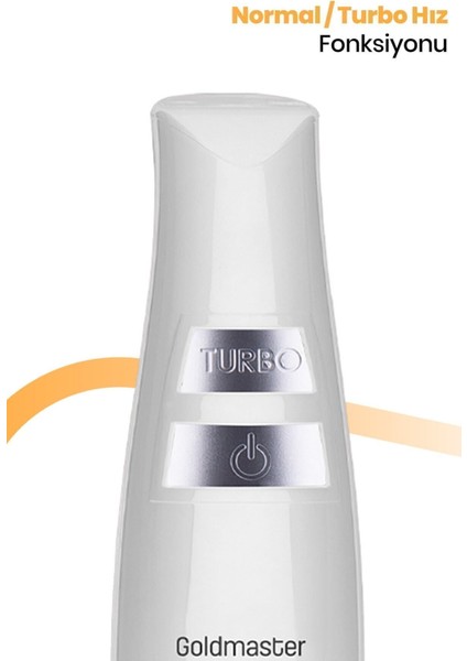 Paslanmaz Çelik 1500W Hız Ayarlı El Blender, Beyaz fiyatları