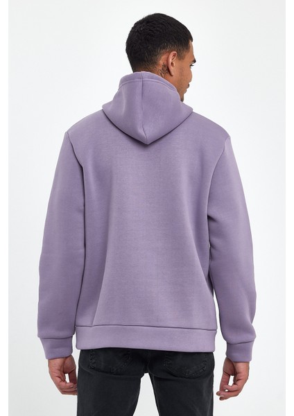 Erkek Kapş.rahat Kalıp Içi Polarlı 3 Iplik Orta Brooklyn Baskılı Sweatshırt SPR24SW13 indirimleri