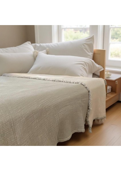 HB&Victory Müslin 6 Katlı %100 Pamuk Yorgan Çağla Yeşili Renk Tek Kişilik 170X260 Cm. indirimleri