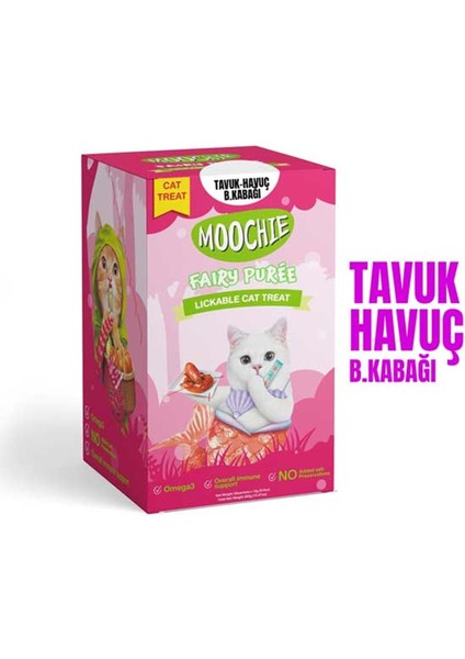 Tavuk Havuç ve Bal Kabaklı Krema Kedi Ödülü 30 x 15GR