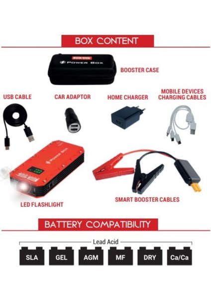 Akü Takviye Powerbank Şarj Cihazı modelleri