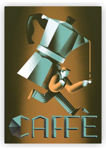 Kahveci Ahşap Poster 20X29 cm
