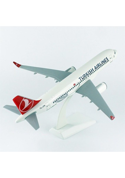 Thy A320 Neo Yolcu Uçağı, 1/100 Ölçek Sergilemeye Hazır Plastik Standlı Model modelleri