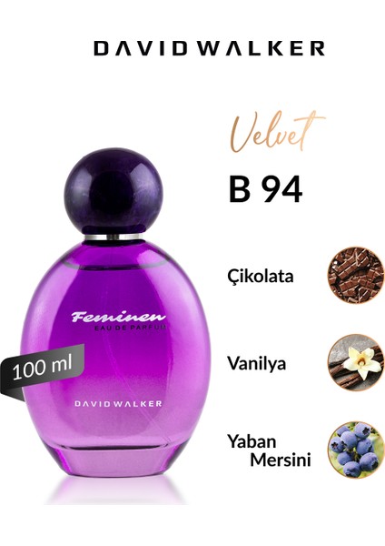 B94 Bristo 100 ml Kadın Parfüm | Velvet-Tatlı