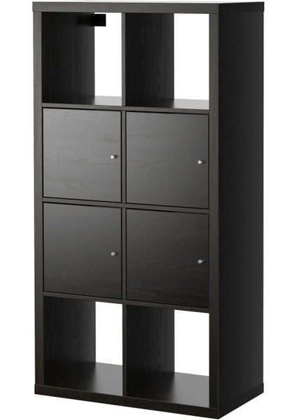 Kallax Açık Raf Ünitesi Venge 77 x 147 cm Kapaklı