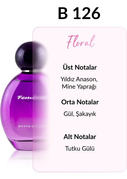 B126 Freton 100 ml Kadın Parfüm | Floral fiyatları