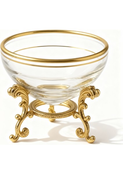 6’lı Lüks Kahve Yanı Mini Lokumluk & Şekerlik & Reçellik Seti