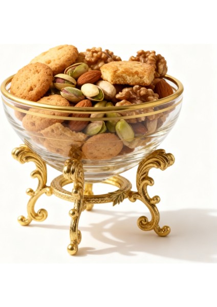 6’lı Lüks Kahve Yanı Mini Lokumluk & Şekerlik & Reçellik Seti modelleri