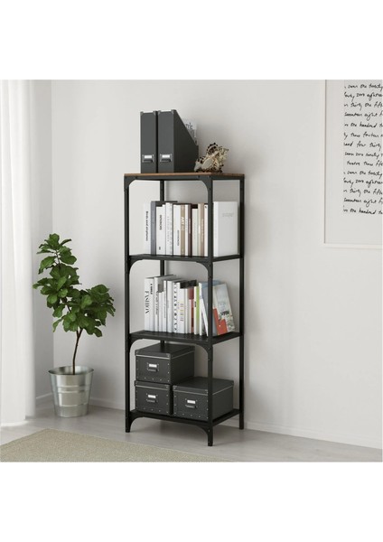 Fjällbo Açık Raf Ünitesi Siyah 50 x 136 cm modelleri