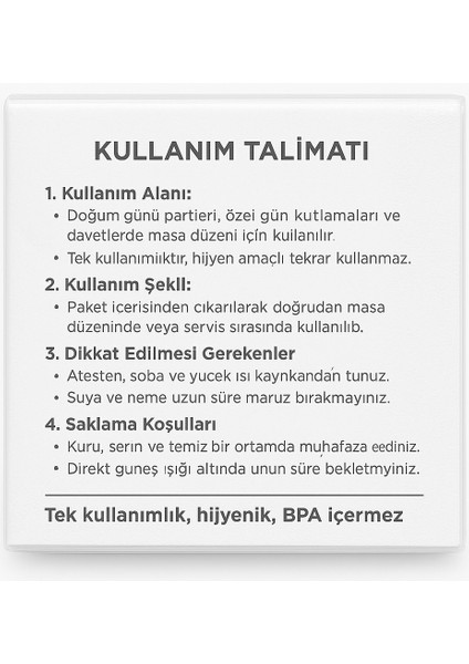 Gold Yaldızlı Iyiki Doğdun Peçete – 16’lı Paket, Zarif Tasarım modelleri