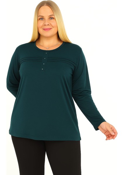 Kadın Giyimuzunkollu Mevsimlik Pamukluannepenyesibluz