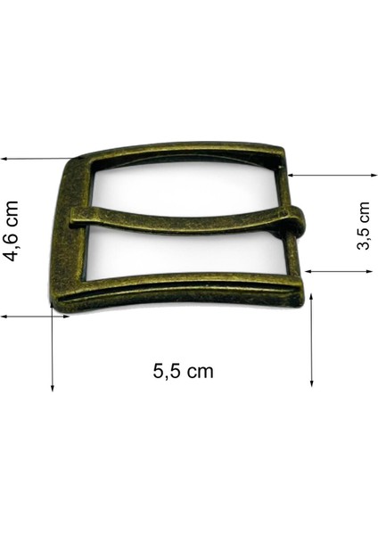 Kemer Tokası 3,5 cm Antik Renk 1 Adet (Leathercraft, Deri Hobi) modelleri