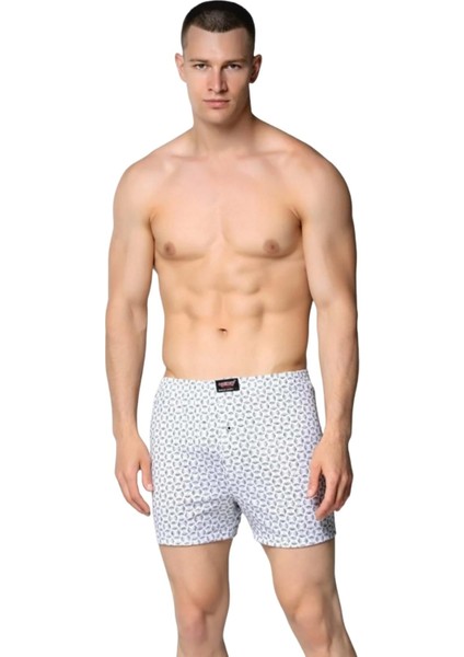 Desenli Erkek Boxer 3 Adet Karışık Renk %100 Pamuk fiyatları