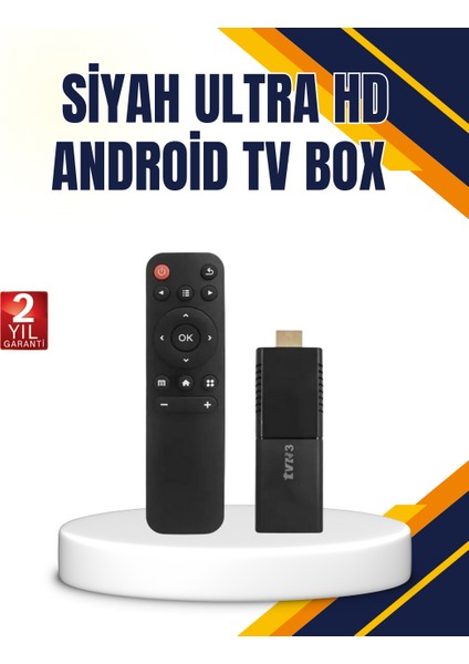 Ds-Derin Android Tv Stick 4K Ultra Hd Görüntü Destekli