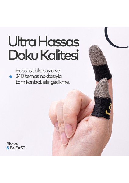 Pubg Parmaklık 1 Çift-Pubg Parmak Eldiveni-Silver Pro Ultra Hassas Oyuncu Parmaklığı-Espor Parmaklık modelleri