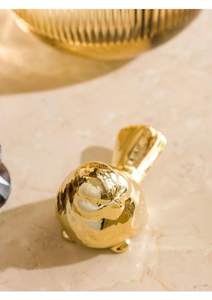 Lcw Kuş Figürlü Seramik Dekoratif Obje 8 cm (W5)