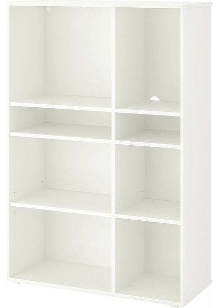 Vihals Açık Dolap Beyaz 95 x 37 x 140 cm