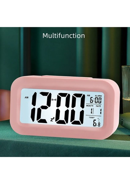 Işık Sensörlü Termometreli Alarmlı Dijital Masa Saati modelleri